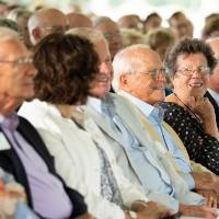 Guests at the Arend and Nancy Lubbers Student Services Center Dedication